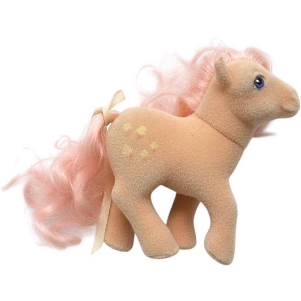 Vintage My Little Pony G1 So Soft Lofty Pegasus Peach Pink Hair 1985 Hasbro